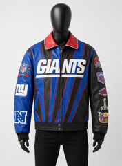 Kith x Jeff Hamilton NFL Giants Varsity Jacket