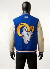Los Angeles GOLF WANG Rams House Varsity Jacket