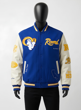 Los Angeles GOLF WANG Rams House Varsity Jacket