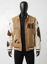 Multi Motif Bape Varsity Jacket