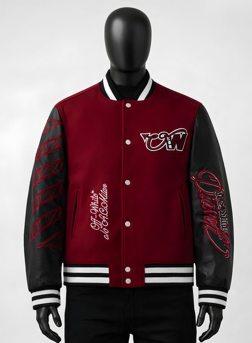 AC Milan x Off-White Ruben Loftus-Cheek Varsity Jacket