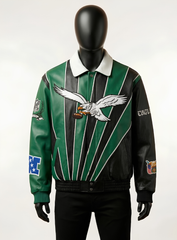Kith x Jeff Hamilton Eagles Leather Jacket
